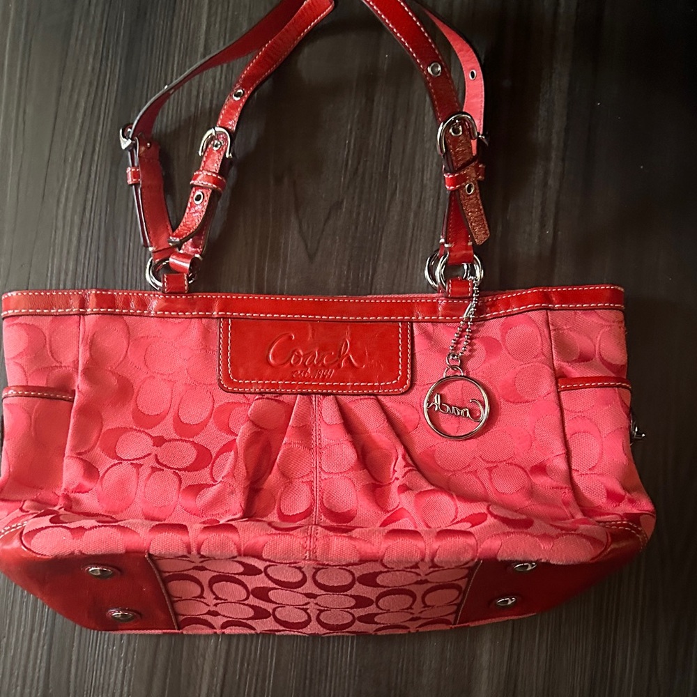 Authentic Coach Gallery Optic Signature Tote